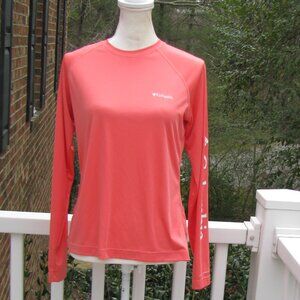 Columbia Womens PFG Tidal Tee II Long Sleeve Medium Shirt Top Omni Shade